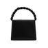 VINTAGE CHANEL TURN LOCK HAND BAG BLACK LAMB SKIN GOLD HARDWARE 90341852