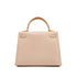 HERMES KELLY 25 SELLIER BEIGE BOX CALF HAND SHOULDER BAG 2001 SQUARE E GOLD HARDWARE 90342407