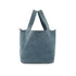 HERMES PICOTIN LOCK 18 PM BLUE DOBLIS 2003 SQUARE G PALLADIUM HARDWARE 90342441