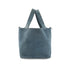 HERMES PICOTIN LOCK 18 PM BLUE DOBLIS 2003 SQUARE G PALLADIUM HARDWARE 90342441