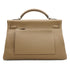 HERMES KELLY 42 RETOURNE BEIGE MARFA TOGO HAND SHOULDER BAG 2024 W STAMP PALLADIUM HARDWARE 90342566