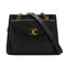 VINTAGE CHANEL CHAIN SHOULDER BAG BLACK CAVIAR SKIN GOLD HARDWARE 90342574