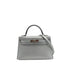 HERMES KELLY MINI 2 ARGENT CHEVRE CHAMKILA HAND SHOULDER BAG 2026 G STAMP PERMABRASS GOLD HARDWARE 90342998