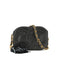 VINTAGE CHANEL COCOMARK FRINGE CHAIN SHOULDER BAG METAL GRAY LIZARD GOLD HARDWARE 90343623