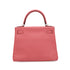 HERMES KELLY 28 RETOURNE ROSE AZALEE EVERCOLOR HAND SHOULDER BAG 2019 D STAMP PALLADIUM HARDWARE 90343847
