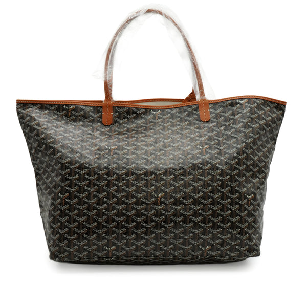 GOYARD SAINT LOUIS GM TOTE BAG BROWN GOYARDINE CANVAS 90344093