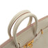 HERMES BIRKIN 25 CRAIE TOGO HAND BAG 2023 B STAMP GOLD HARDWARE 90344357