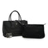 CHANEL NEO EXECUTIVE TOTE SHOULDER BAG BLACK LEATHER SILVER HARDWARE 90344573