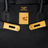 HERMES HAUT A COURROIES 32 BLACK TOGO HAND BAG 2004 SQUARE H GOLD HARDWARE 90345055