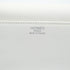 HERMES KELLY FLAT 35 WHITE VEAU SWIFT HAND SHOULDER BAG 2007 SQUARE K STAMP PALLADIUM HARDWARE 90345061