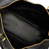 VINTAGE CHANEL BICOLORE BOSTON SHOULDER BAG BLACK LEATHER GOLD HARDWARE 90346135
