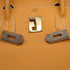 HERMES HAUT A COURROIES 45 NATURAL FJORD HAND BAG 1992 CIRCLE V GOLD HARDWARE 90346983