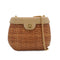 VINTAGE CHANEL COCOMARK WICKER BASKET CHAIN SHOULDER BAG BEIGE STRAW LEATHER GOLD HARDWARE 90349381