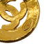 VINTAGE CHANEL NECKLACE COCOMARK ROUND GOLD ACCESSORY 94A 90350579