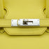 HERMES BIRKIN 30 LIME VEAU EPSOM HAND BAG 2013 SQUARE Q PALLADIUM HARDWARE 90339856