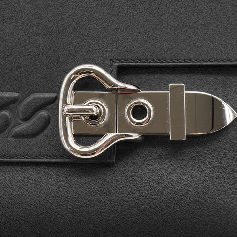 HERMES BOUCLE SELLIER BLACK VEAU SWIFT HAND SHOULDER BAG 2023 B STMP PALLADIUM HARDWARE 90335568