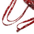 CHANEL BY SEA LINE BACKPACK SHOULDER BAG RED WHITE CANVAS 90342413