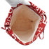 CHANEL BY SEA LINE BACKPACK SHOULDER BAG RED WHITE CANVAS 90342413