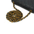 VINTAGE CHANEL MATELASSE CHAIN SHOULDER BAG BLACK LAMB SKIN GOLD HARDWARE 90334142