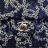 CHANEL COCOMARK CHAIN SHOULDER BAG NAVY WHITE SEQUINS LEATHER SILVER HARDWARE 90334159