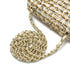 CHANEL MINI MATELASSE CHAIN SHOULDER BAG MULTICOLOR TWEED GOLD HARDWARE 90311834
