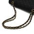 CHANEL CLASSIC FLAP MEDIUM CHAIN SHOULDER BAG BLACK CAVIR SKIN GOLD HARDWARE 90344385
