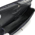CHANEL CLASSIC FLAP MEDIUM CHAIN SHOULDER BAG BLACK SILVER SEQUINS LEATHER SILVER HARDWARE 90340129