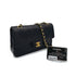 CHANEL CLASSIC FLAP SMALL CHAIN SHOULDER BAG BLACK LAMB SKIN GOLD HARDWARE 90312694