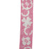 CHANEL CAMELLIA PATTERN SCARF HAIR BAND PINK WHITE SILK ACCESSORY 90339429