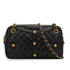 CHANEL MADEMOISELLE CHAIN SHOULDER JACKET BAG BLACK LAMB SKIN GOLD HARDWARE 90340369