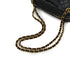 CHANEL MADEMOISELLE CHAIN SHOULDER JACKET BAG BLACK LAMB SKIN GOLD HARDWARE 90340369