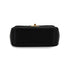 CHANEL MINI MATELASSE CHAIN SHOULDER BAG FAUX PEARL BLACK LAMB SKIN GOLD HARDWARE 90340178