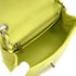 CHANEL MINI SQUARE 17 CHAIN SHOULDER BAG YELLOW LAMB SKIN SILVER HARDWARE 90333724