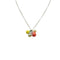 CHANEL NECKLACE BEADS COCOMARK SILVER ACCESSORY 04C 90338373