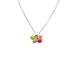 CHANEL NECKLACE BEADS COCOMARK SILVER ACCESSORY 04C 90338373