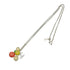 CHANEL NECKLACE BEADS COCOMARK SILVER ACCESSORY 04C 90338373