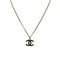 CHANEL NECKLACE COCOMARK GOLD BLACK ACCESSORY 07V 90335903