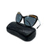 CHANEL SUNGLASSES COCOMARK BUTTERFLY SHAPED SILVER BLACK EYEWEAR 90316889