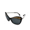 CHANEL SUNGLASSES COCOMARK BUTTERFLY SHAPED SILVER BLACK EYEWEAR 90316889_japan