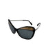 CHANEL SUNGLASSES COCOMARK BUTTERFLY SHAPED SILVER BLACK EYEWEAR 90316889_japan