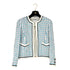 CHANEL VINTAGE COCO BUTTON JACKET SKIRT SET MULTICOLOR TWEED RTW 90311995