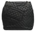 CHANEL 2.55 CHAIN SHOULDER BAG BLACK LEATHER SILVER HARDWARE 90350361