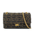 CHANEL 2.55 CHAIN SHOULDER BAG BLACK GOLD TWEED GOLD HARDWARE 90321633