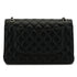 VINTAGE CHANEL 2.55 MATERASSE CHAIN SHOULDER BAG SO BLACK SUEDE BLACK HARDWARE 90346122