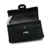 VINTAGE CHANEL 2.55 MATERASSE CHAIN SHOULDER BAG SO BLACK SUEDE BLACK HARDWARE 90346122