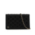 CHANEL BOOK MOTIF COCOMARK LOGO CHAIN SHOULDER BAG BLACK LAMB SKIN SILVER HARDWARE 90341721