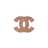 CHANEL BROOCH COCOMARK RHINESTONE GOLD PINK ACCESSORY 02P 90338390