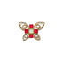 CHANEL BUTTERFLY COCOMARK BROOCH GOLD MULTICOLOR ACCESSORY A16C 90344400