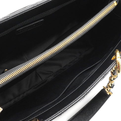 CHANEL GST TOTE BAG CAMBON BLACK CAVIAR SKIN GOLD HARDWARE 90347159