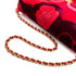 CHANEL CAMELLIA 2WAY CHAIN HAND SHOULDER BAG RED PINK VELVET GOLD HARDWARE 90318730